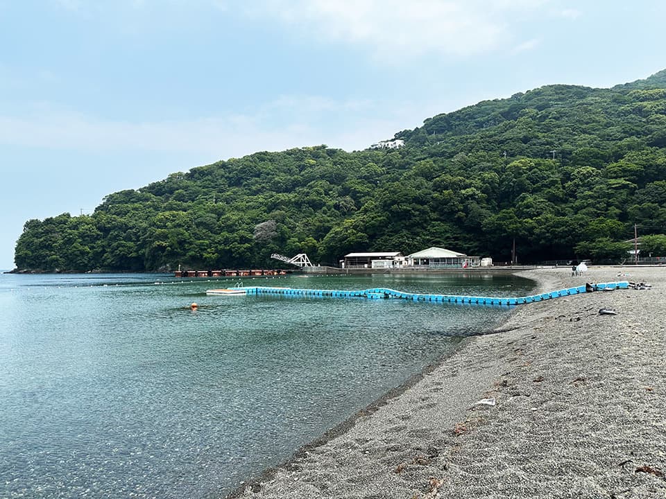 環境省認定『水質が特に良好な水浴場』大瀬海水浴場　ピアフロート.ピアベース